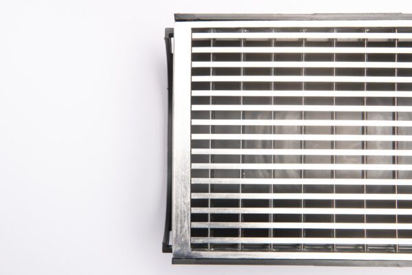 Stainless Steel Grate on the Wall Image